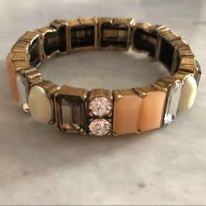 J.Crew bracelet, pastel stones